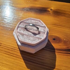 Silver Wavy Contoured Ring